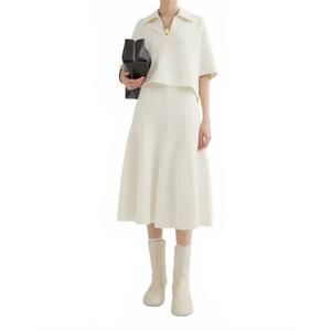 Jupe Midi Jil Sander En Coton Blanc - Taille 32 (US 2) - Neuf Avec Petites Imperfections